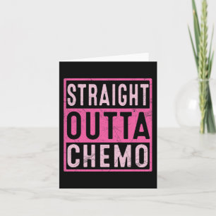 Carte Droit Outta Chemo Sensibilisation au cancer du sei