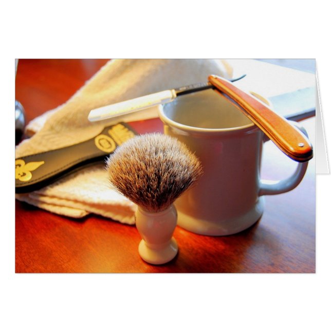 Carte droite de rasoir de bord (Devant horizontal)