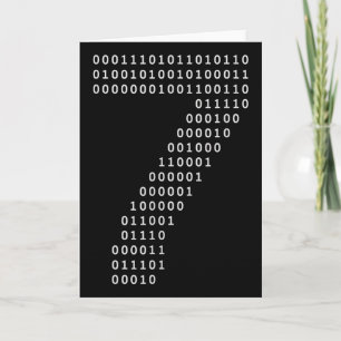 Carte Drôle 67 Mème Code Binaire Tech Geek Numérique Six