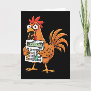 Carte Drôle 67 Mème Pemdas Prof de maths Six Sept Poulet