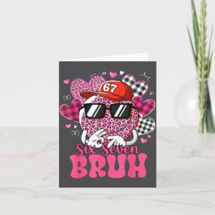 Carte Drôle 67 Six Sept Bruh Saint Valentin 6 7 Mème Amo