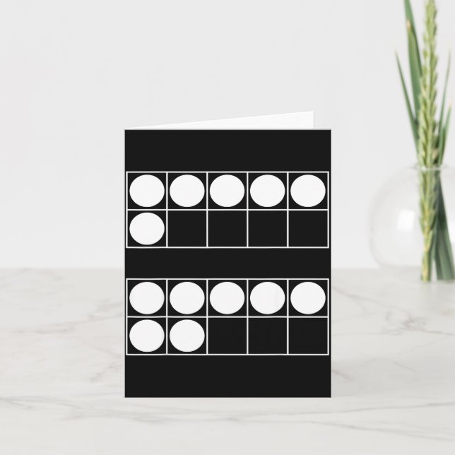 Carte Drôle 6 7 Nombre Enseignants Élèves Six Sept Mème  (Devant)