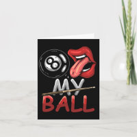 Drôle 8 Ball Billard Joueur Huit Ball Billi