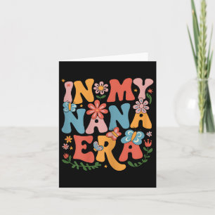 Carte Drôle à mon époque Nana Rétro Groovy Fête des mère