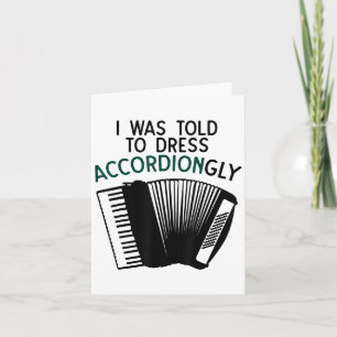 Carte Drôle Accordion Cadeau Pour Hommes Femmes Jeu Humo