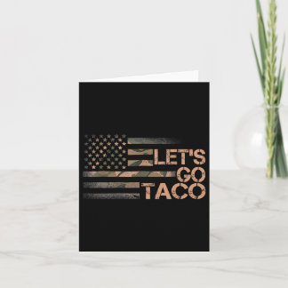 Carte Drôle Allons-y Taco 3