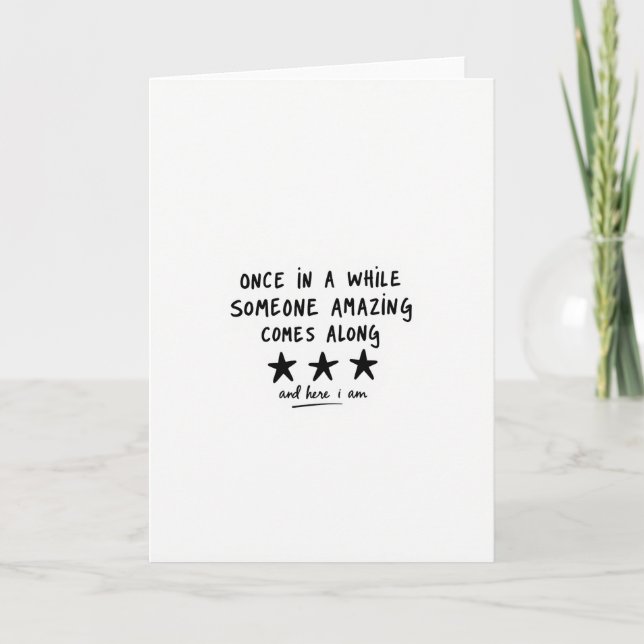 Carte Drôle Amazing Me (Devant)