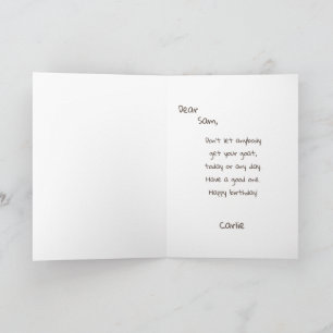 Carte Drôle animal mignon animal animal animal animal Hu