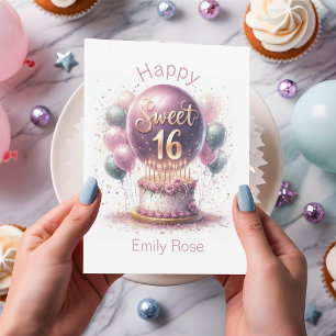 Carte Drôle Anniversaire Sweet Sixteenth Ado Slang