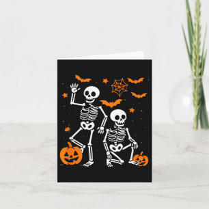 Carte Drôle Anti Trump Halloween Squelette