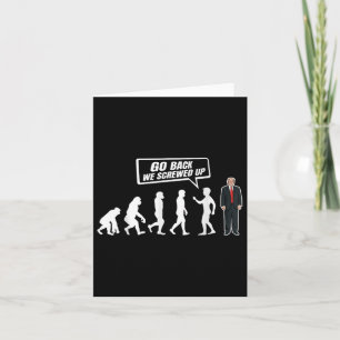 Carte Drôle Anti Trump Retour Nous Avons Mis Trump En Sc