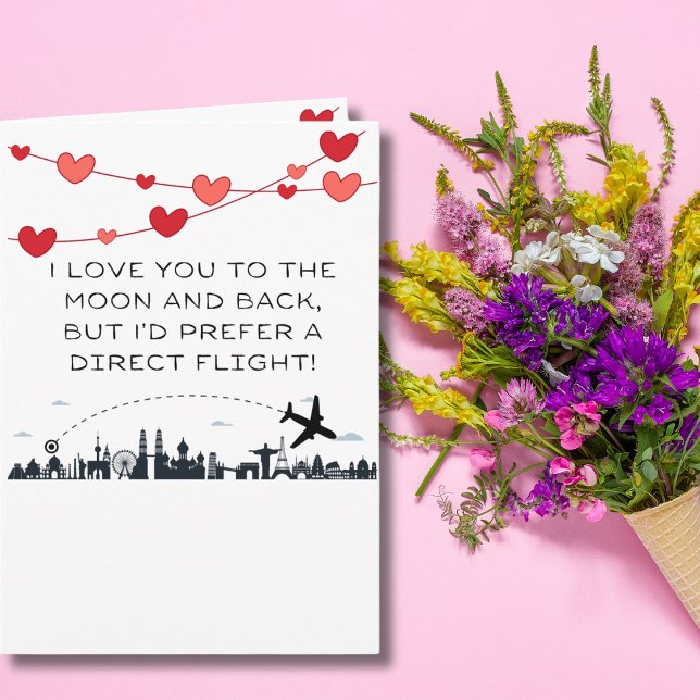 Carte Drôle Aviation, Photo, Petit ami, Anniversaire rom (Créateur téléchargé)