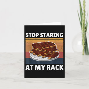 Carte Drôle Barbecue Teinte Arrêtez De Monter À Mon Maît