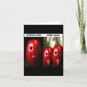 Carte Drôle Bête Ai Gen Z Mème Brainrot Humour Jumeaux F