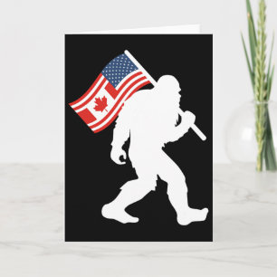 Carte Drôle Bigfoot Canada Les 51 État Trump Canada U.s