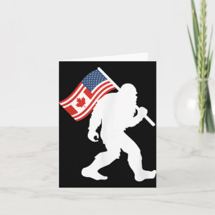 Carte Drôle Bigfoot Canada Les 51 États Trump Canada Éta