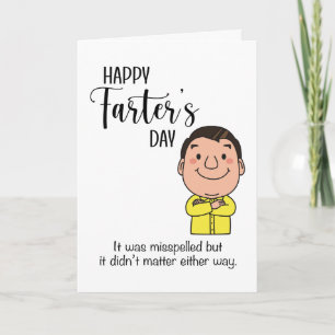 Carte Drôle Bonne Fête des Petits Gazeurs Humour Fête de