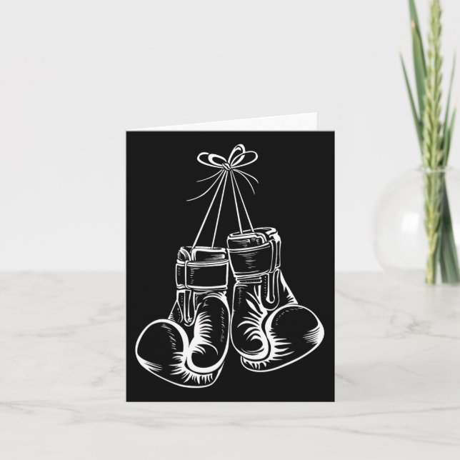 Carte Drôle cadeau de boîte pour hommes femmes Boxer Gan (Devant)