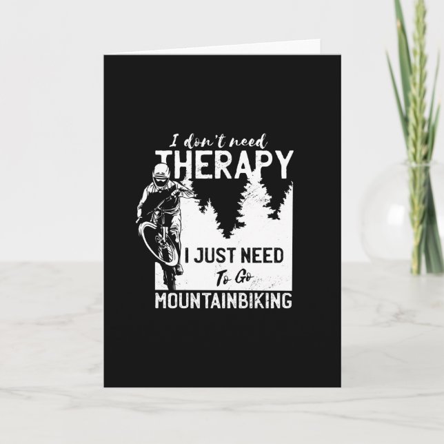 Carte Drôle cadeau VTT pour VTT VTT (Devant)