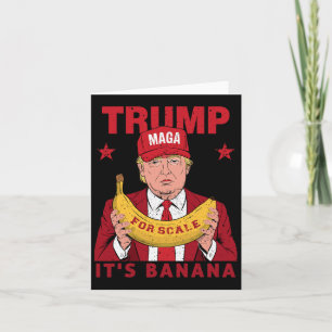 Carte Drôle C'est Banane Pour Les écailles Trump Vintage