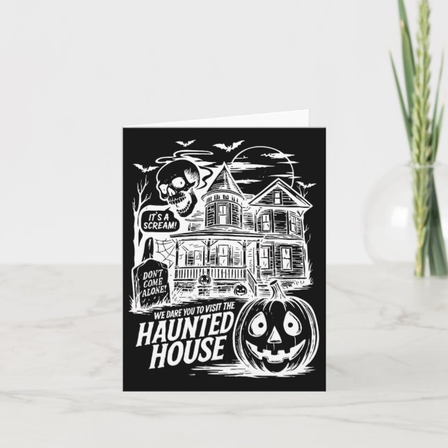 Carte Drôle C'est Un Cri Nous Vous Défions De Visiter L' (Devant)