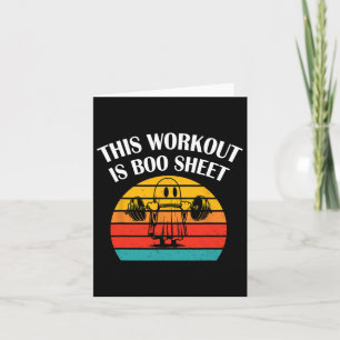Carte Drôle Cet Exercice Est Boo Sheet Halloween Ghost E