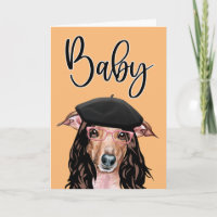Drôle chien suggestif anniversaire faire la fête c