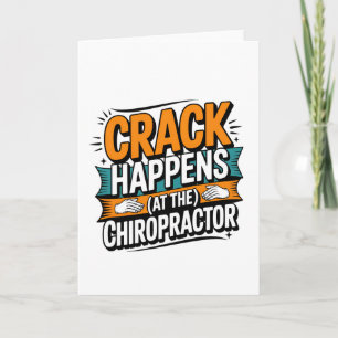 Carte Drôle Chiropratique Citation Spine Crack Humour