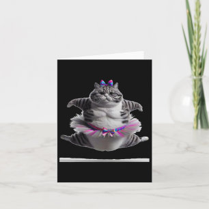 Carte Drôle Chub Dancing Chat Drôle