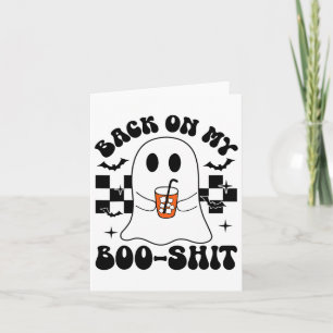 Carte Drôle Ck Sur Mon Boo - Mignonne Ghost Halloween Éf