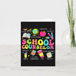 Carte Drôle Conseiller scolaire Retour À L'École Enseign