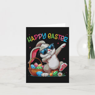 Carte Drôle Dabbing Bunny Pâques Joyeux Pâques Pour Les