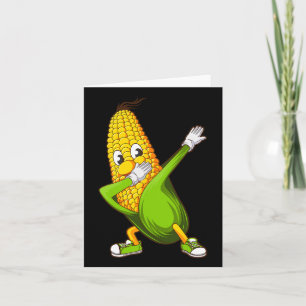 Carte Drôle Dabbing Corn Cadeau Cute Danser Agriculteurs