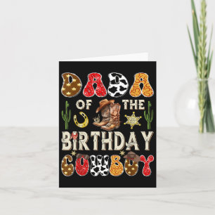 Carte Drôle Dada Anniversaire Cowboy Western Groovy