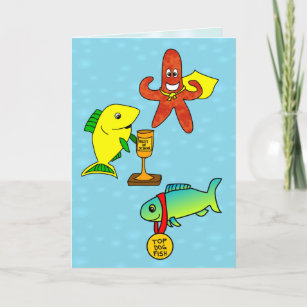 Cartes D Drole Poissons D Anniversaire Zazzle Fr