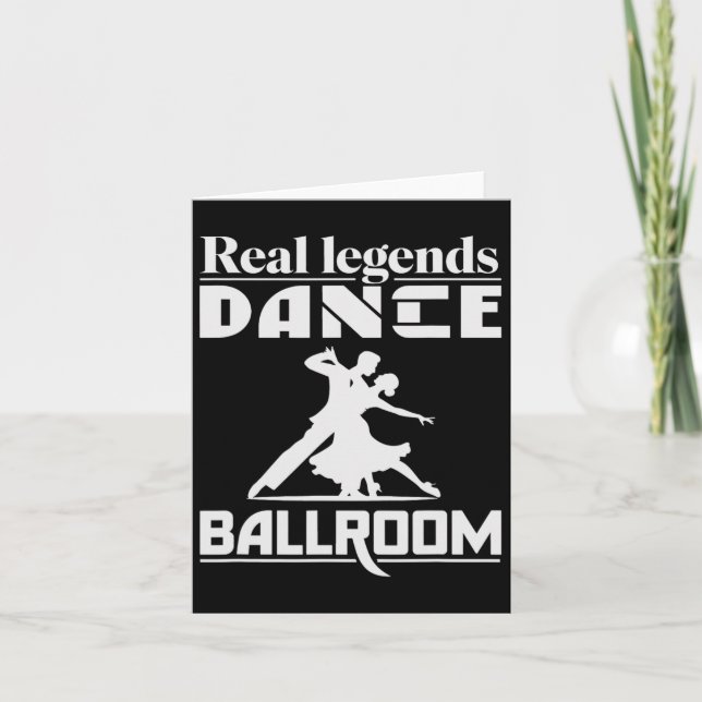 Carte Drôle Danse De Salle De Bal Design Pour Danseur De (Devant)