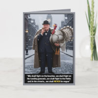 Drôle d'antivégan dinde de Noël