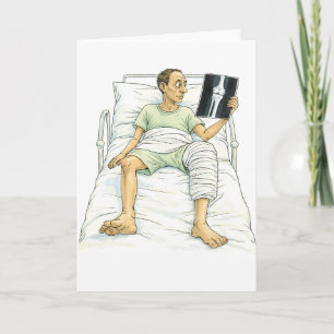 Carte drôle de bon rétablissement Cadeau de récupé