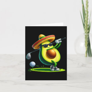 Carte Drôle de Cinco De Mayo Avocat Montrant Ses Compéte
