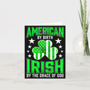 Carte Drôle de fierté irlandaise St Patrick's Day vert c