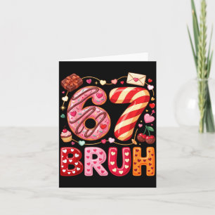 Carte Drôle de frère 67 Six Sept Mème de la Saint-Valent