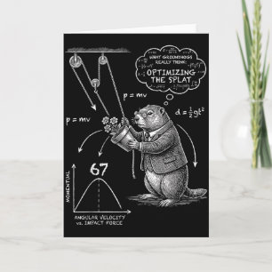 Carte Drôle de jour de la marmotte 67 Meme Que pensent v