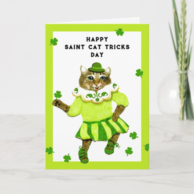 Carte Drôle de jour de la Saint-Patrick (Devant)