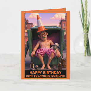 Carte drôle de Joyeux Anniversaire
