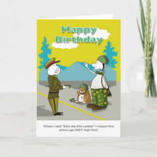 Invitations Faire Part Cartes Anniversaire Drole Soldat Zazzle Fr