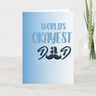 Carte drôle de la fête des pères - "Meilleur papa 