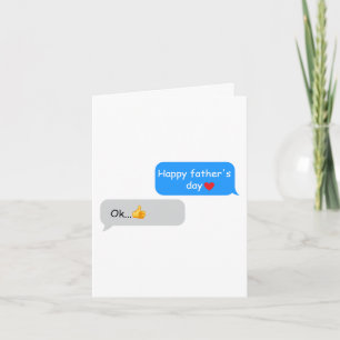Carte drôle de la fête des pères pour papa – Carte