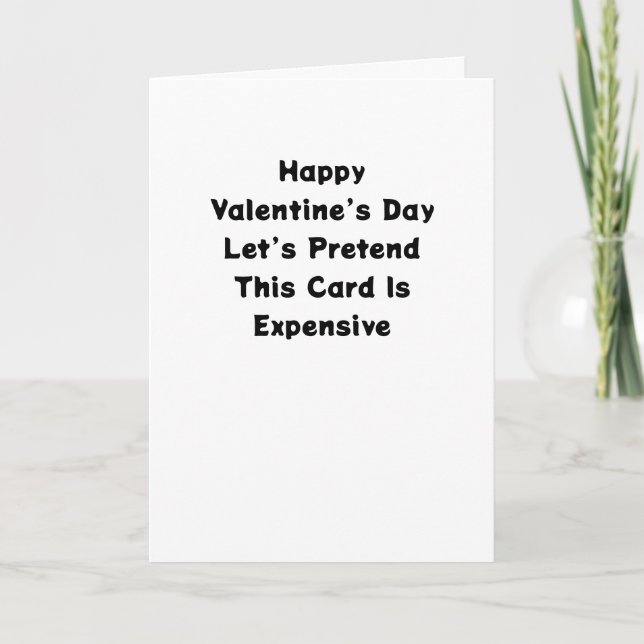 Carte drôle de la Saint-Valentin  (Devant)