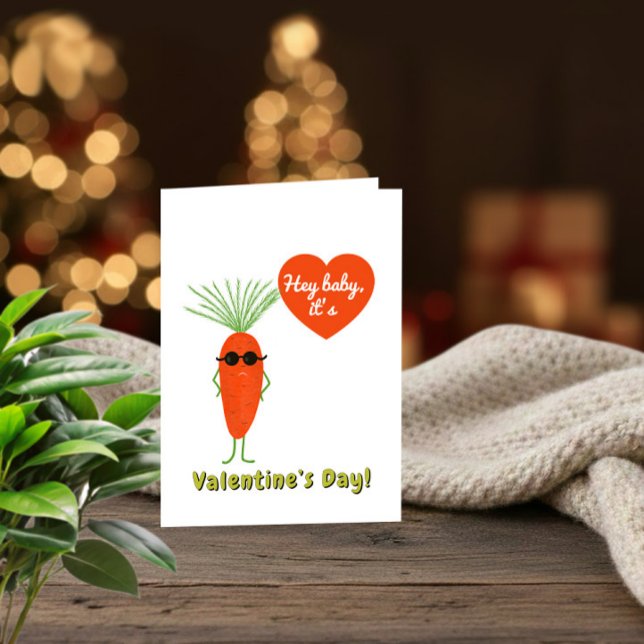 Carte drôle de la Saint-Valentin à la carotte (Créateur téléchargé)