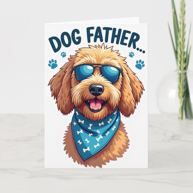Carte Drôle de Papa Canin (Devant)